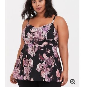 Torrid size 3 challis babydoll tank NWT